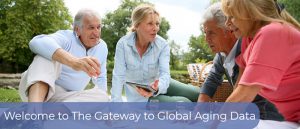 Gateway to a full array of survey data on aging from around the world