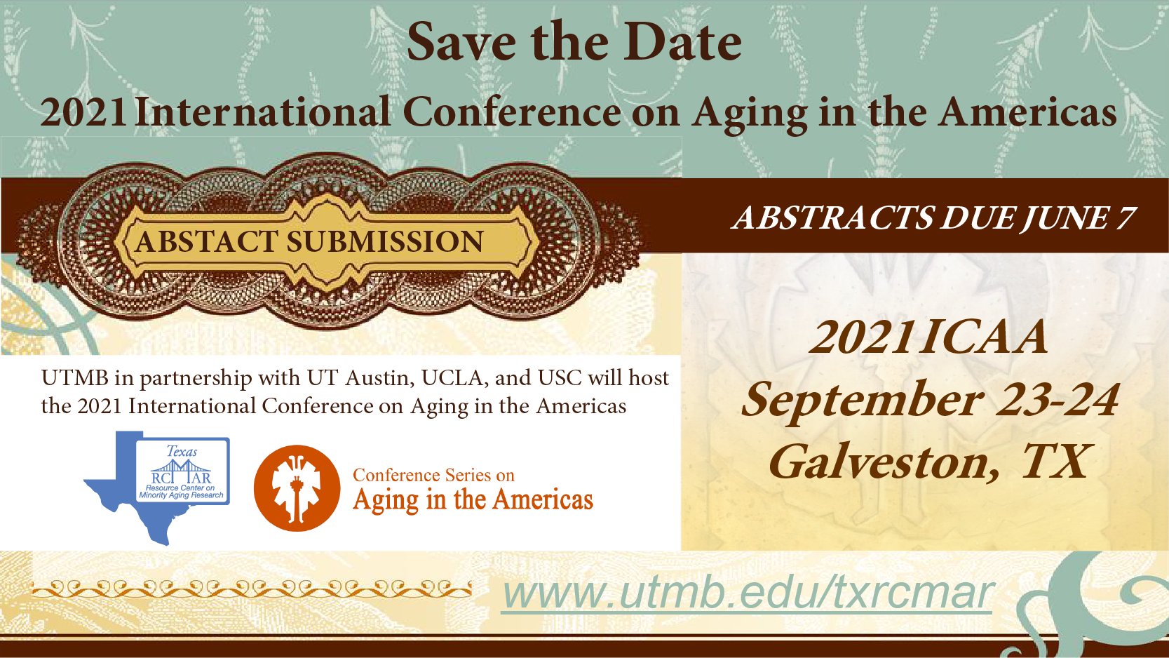 2021 International Conference on Aging in the Americas (Galveston)