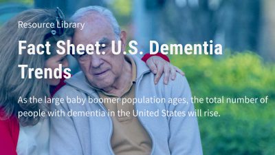 2021 PRB Fact Sheet - US Dementia Trends banner crop