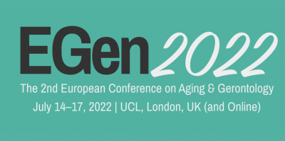 logo 2nd European Conference on Aging & Gerontology (EGen2022)